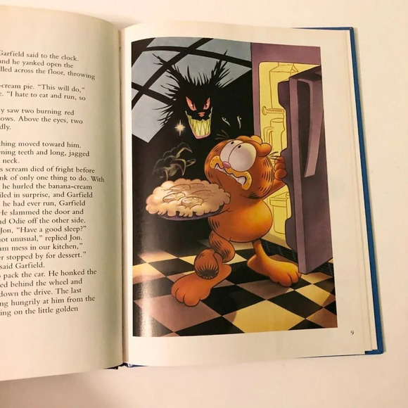 Vintage 1990 Garfields Scary Tales Book Grosset and Dunlap - Picture 13 of 16